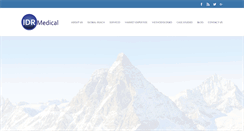 Desktop Screenshot of idrmedical.com